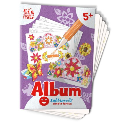 Sabbiarelli - Album na pískování - 3D ŠPERKY 5+
