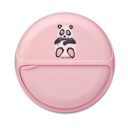 Carl Oscar - SnackDISC™ svačinový disk - růžový/panda
