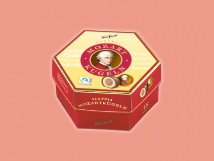 Austria Mozart Kugeln 18 Stk Box