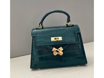 elegantná dámska zelená kabelka