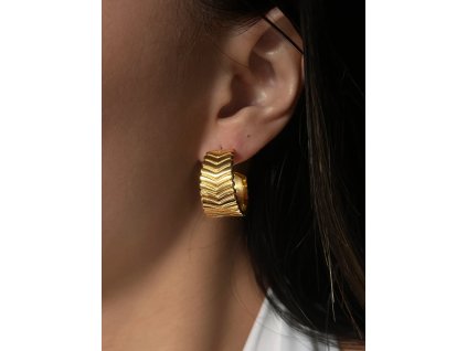 zlate okruhle male nausnice damske 18k vodeodolne chirurgicka ocel