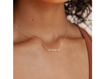 Náhrdelník MAMA z chirurgickej ocele