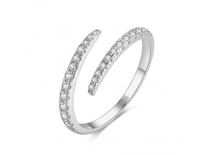 strieborny damsky prsteň univerzalna velkost