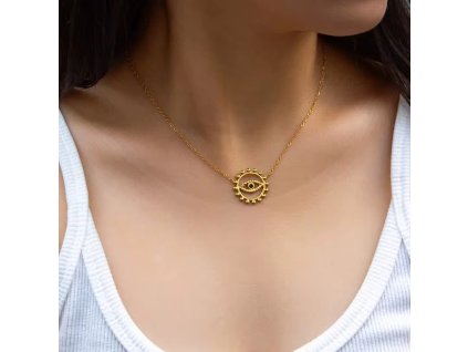 Náhrdelník OKO z chirurgickej ocele