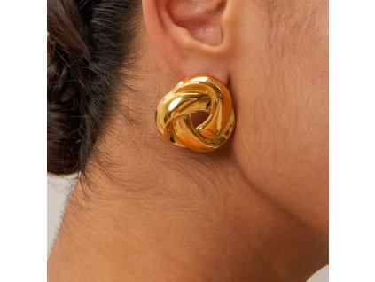 Dámske modne nušnice GIGI Gold 18k