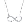 Strieborný dámsky náhrdelník nekonečno