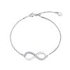 Strieborný dámsky náramok nekonečno
