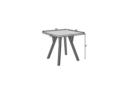 Stůl RODOS 84  Stůl RODOS 84
