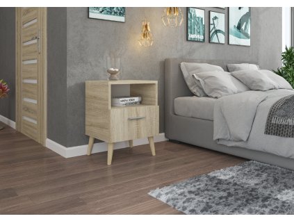 Noční stolek se zásuvkou LOGAN  Noční stolek se zásuvkou LOGAN