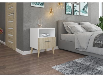 Noční stolek se zásuvkou LOGAN  Noční stolek se zásuvkou LOGAN