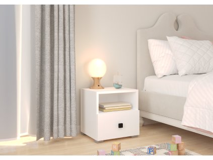 Noční stolek se zásuvkou EMI  Noční stolek se zásuvkou EMI