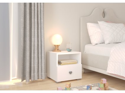 Noční stolek se zásuvkou EMI  Noční stolek se zásuvkou EMI