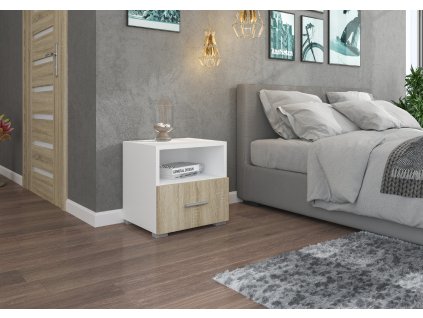 Noční stolek se zásuvkou EMI  Noční stolek se zásuvkou EMI