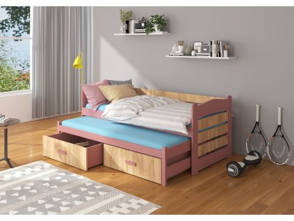 Postel dvojitá TIARRO 180x80  Postel dvojitá TIARRO