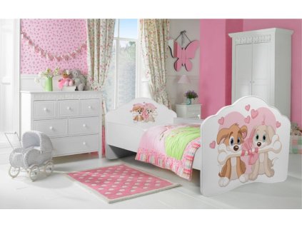 Postel s matrací CASIMO TWO DOGS 160x80  Postel s matrací CASIMO