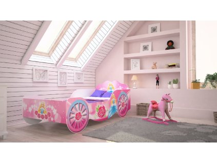 Postel s matracem KARETA 140x70  Postel s matracem KARETA