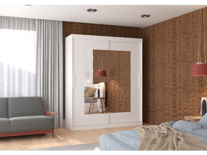 Posuvná skříň s zrcadlem ROSETTE 180  Posuvná skříň s zrcadlem ROSETTE 180