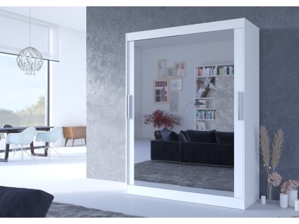 Skříň posuvná se zrcadlem PERMO 150  Skříň posuvná se zrcadlem PERMO 150