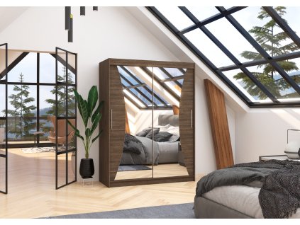 Skříň posuvná se zrcadlem MAX 150  Skříň posuvná se zrcadlem MAX 150