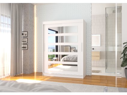 Skříň posuvná se zrcadlem MURANI 150  Skříň posuvná se zrcadlem MURANI 150