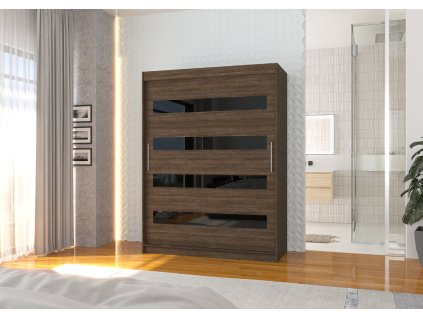 Skříň posuvná se zrcadlem MARTINEZ 150  Skříň posuvná se zrcadlem MARTINEZ 150