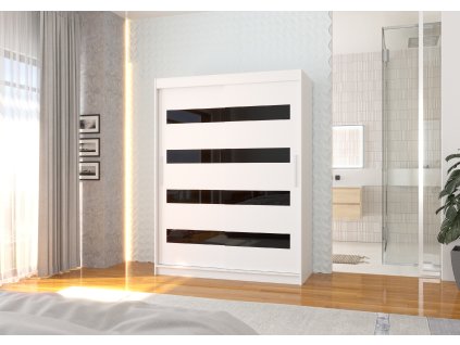 Skříň posuvná se zrcadlem MARTINEZ 150  Skříň posuvná se zrcadlem MARTINEZ 150