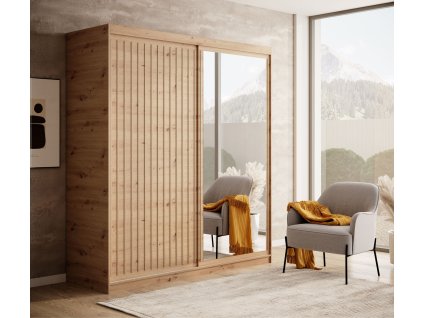 Posuvná skříň Delia 180  Posuvná skříň Delia