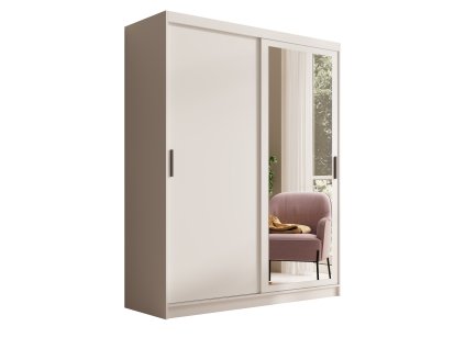 Šatní skříň s zrcadlem Hailey 160  Šatní skříň s zrcadlem Hailey