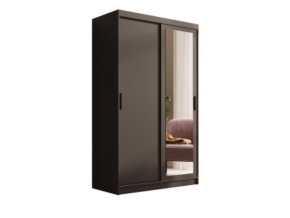 Šatní skříň s zrcadlem Hailey 120  Šatní skříň s zrcadlem Hailey