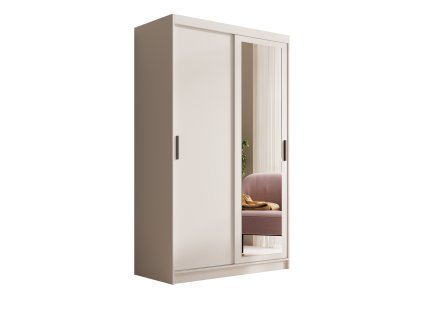 Šatní skříň s zrcadlem Hailey 120  Šatní skříň s zrcadlem Hailey