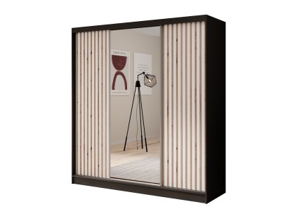 Šatní skříň s zrcadlem Ida 200  Šatní skříň s zrcadlem Ida 200