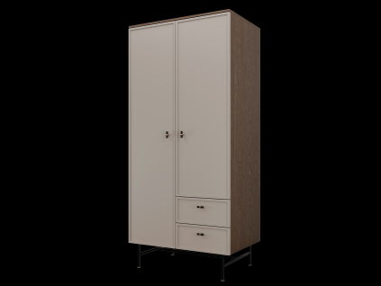 ELORA SZAFA 2S2D baltic storm+stone grey