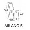 Jídelní židle Milano 5