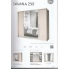 Šatní skříň SAVANA 250