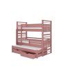 Třílůžková patrová postel HIPPO 200x90