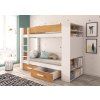 Dvoupodlažní postel pro dvě osoby GARET 200x90
