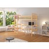 Patrová postel mezzanine s matrací MIAGO 200x90  Patrová postel mezzanine MIAGO