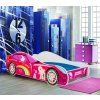 Postel s matracem CAR PINK 160x80