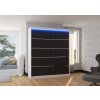Posuvná skříň s LED osvětlením SPECTRA 180  Posuvná skříň SPECTRA 180
