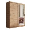 Šatní skříň s zrcadlem Hailey 160  Šatní skříň s zrcadlem Hailey