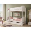 Dětská patrová postel Jori 180x80 s matrací  Dětská patrová postel Jori