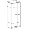 Šatní skříň Romero R1L