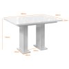 gloss table white gloss 3 noextended dim