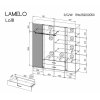 Šatní skříň Lamelo LA18