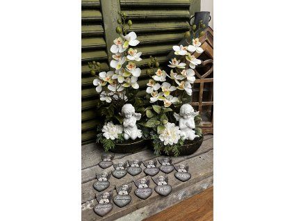 Angyalos tál orchideával