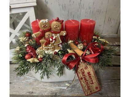 Adventi kerámia tál 1