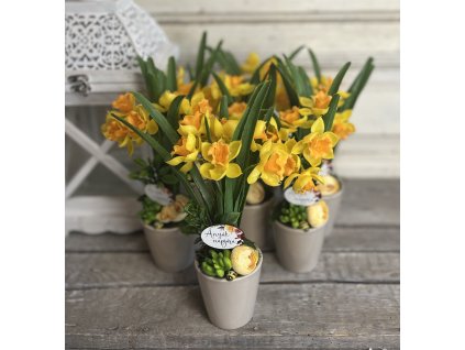 Anyáknapi nárciszos kaspó