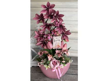 Magnóliás kaspó 6