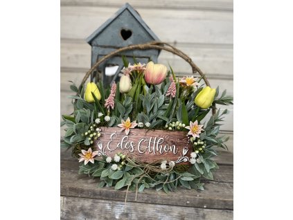 Tavaszi virágoskert kopogtató