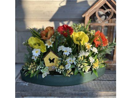 Pipacsos lapos csónak